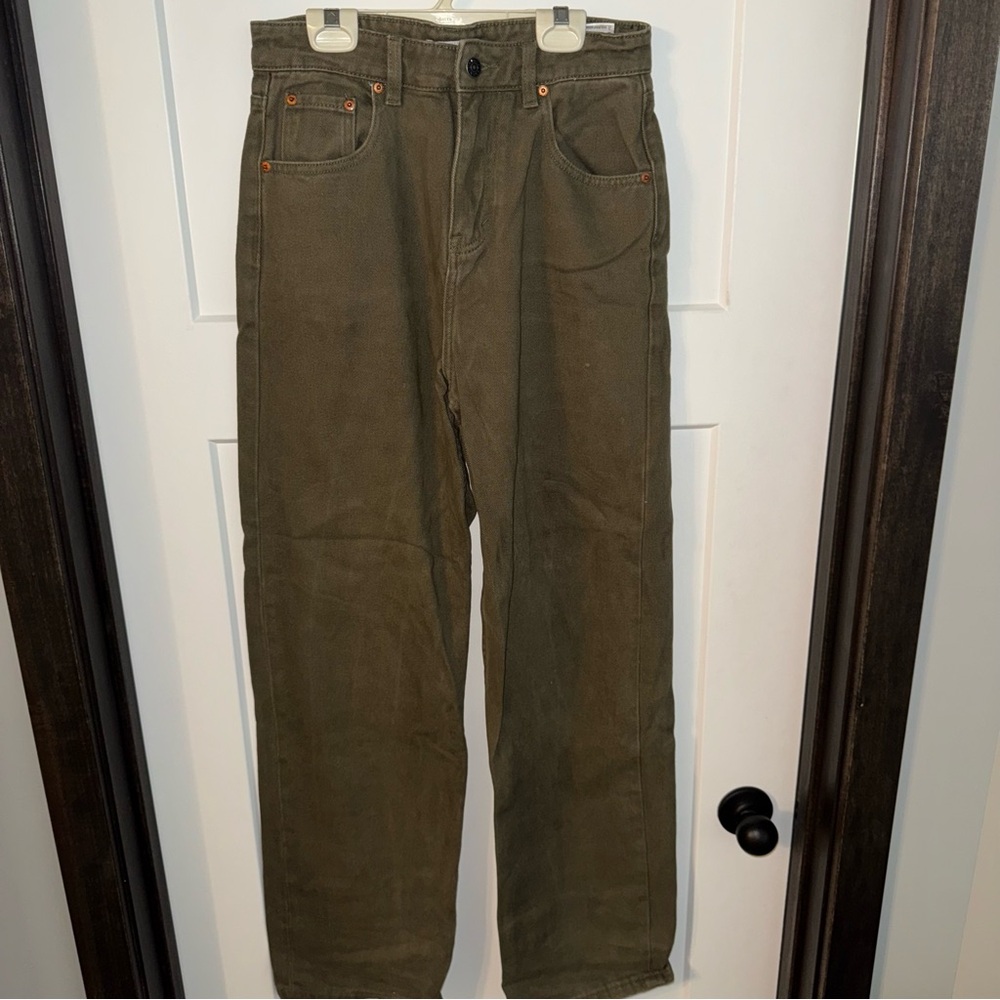 Motel Rocks Men's Forest Green Corduroy Pants